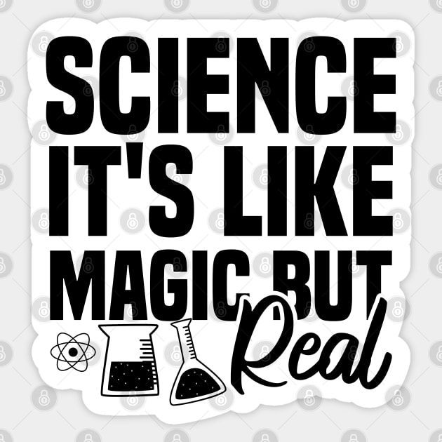 Science It's Like Magic But Real Sticker by Blonc